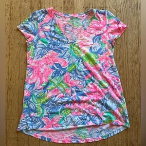 Lilly Pulitzer T-shirt Havana Cocktail print women’s XS/S